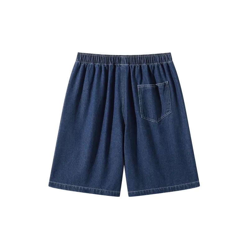 B.X Denim Shorts Unisex-5
