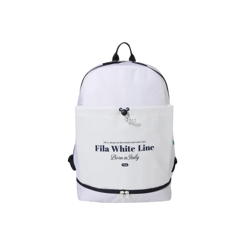 FILA Nylon Backpack Regular Unisex White-0