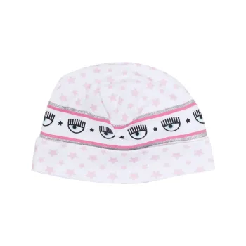 CHIARA FERRAGNI Logo Printed Beanie