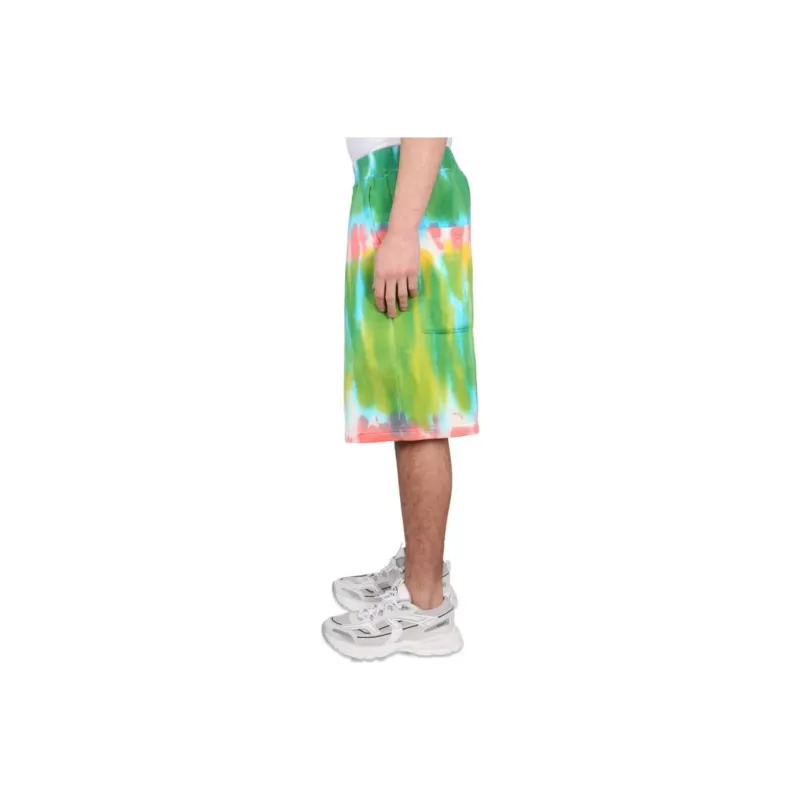 DSQUARED 2 Tie Dyed Elasticated Waistband Track Shorts-2