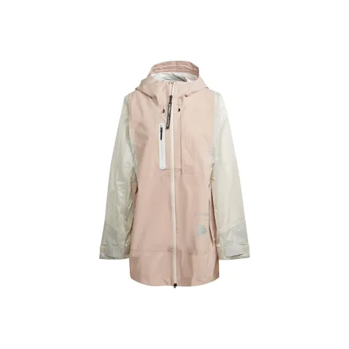 And Wander Adidas TERREX X And Wander Windbreaker Jackets Women's Gray Pink