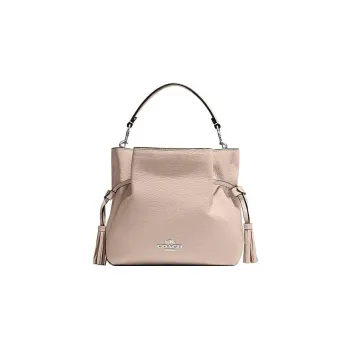 COACH Andy Cow Leather Handbag Shoulder Bag Crossbody Bag Medium Size Women's Beige