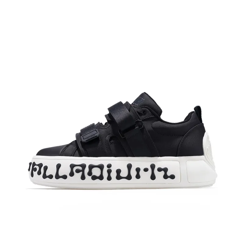 Palladium Skate Low Top Skateboard Shoes Men's Dark Gray White-0