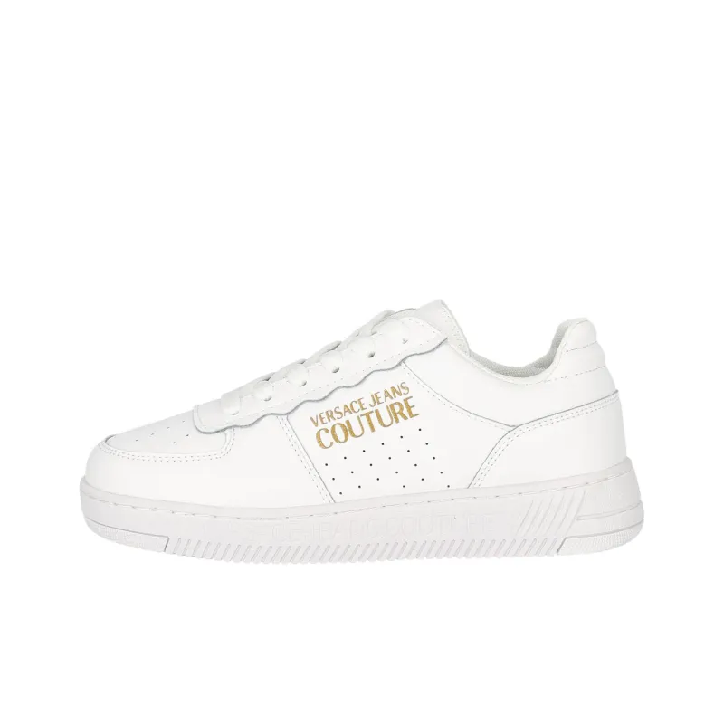 VERSACE JEANS Stylish Skateboarding Shoes Women's White-0
