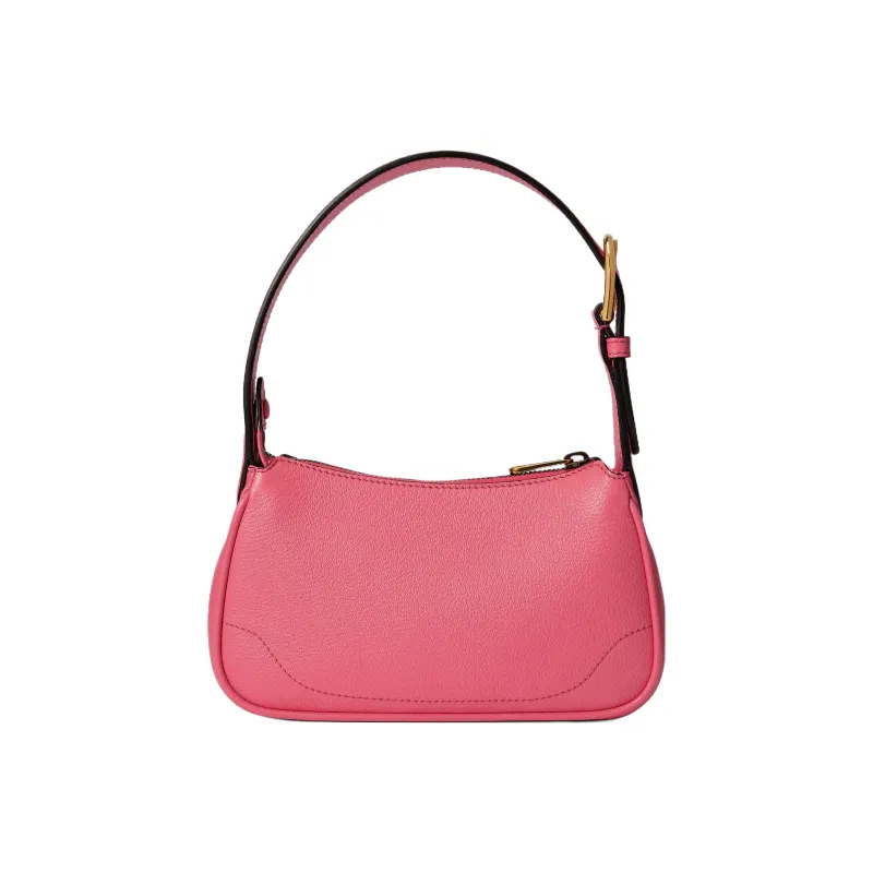 GUCCI Aphrodite Leather Shoulder Bag Mahjong Bag Handbag Shoulder Bag Women's Pink-2
