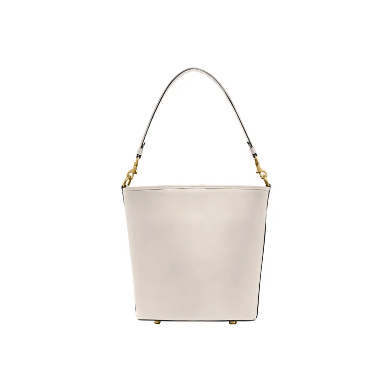 COACH Dakotah Leather Bucket Bags Shoulder Bag Crossbody Bag Large Size Women's Chalk White-0