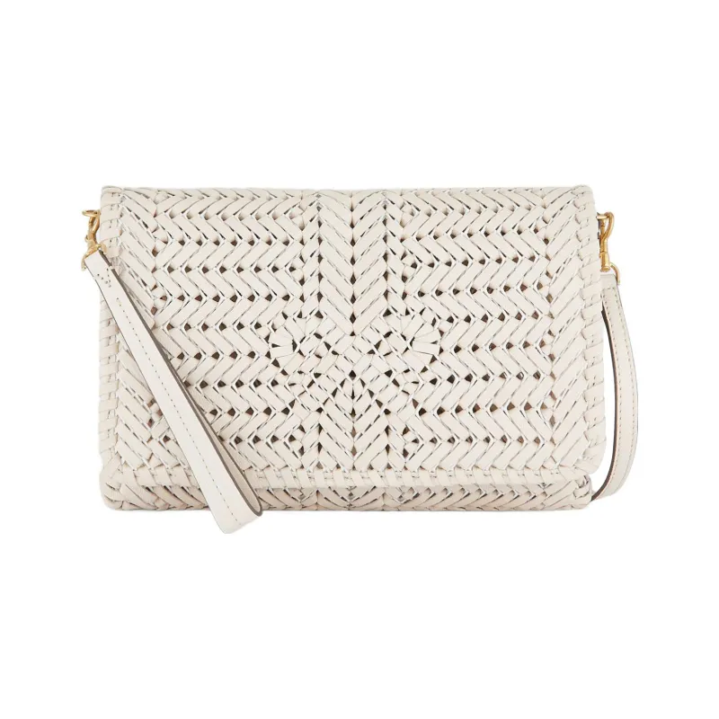 Anya Hindmarch Goatskin Bonded Leather Shoulder Bag Crossbody Bag Women's White-0