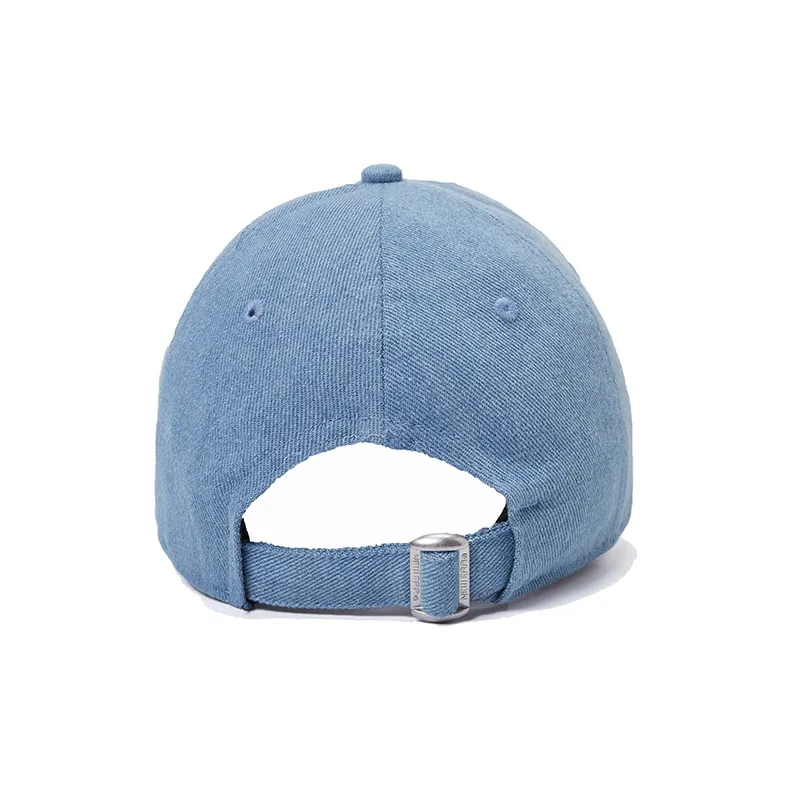 New Era Cotton Baseball Caps Unisex Denim Blue-2