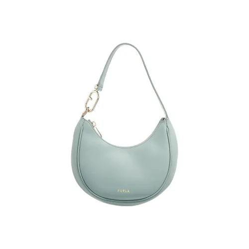 Furla Primavera Soft Calfskin Handbag Shoulder Bag Women's Mineral Green