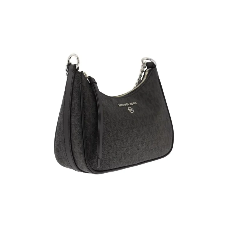 MICHAEL KORS Jet Set Charm Canvas Baguette Underarm Shoulder Bag Women's Black-2