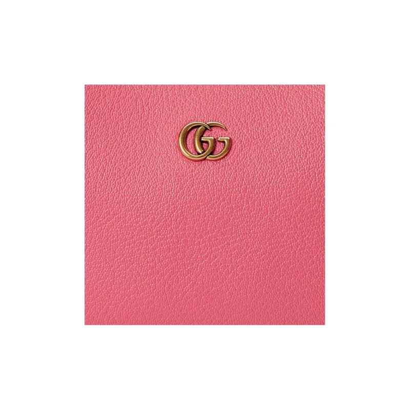 GUCCI Aphrodite Leather Shoulder Bag Mahjong Bag Handbag Shoulder Bag Women's Pink-7