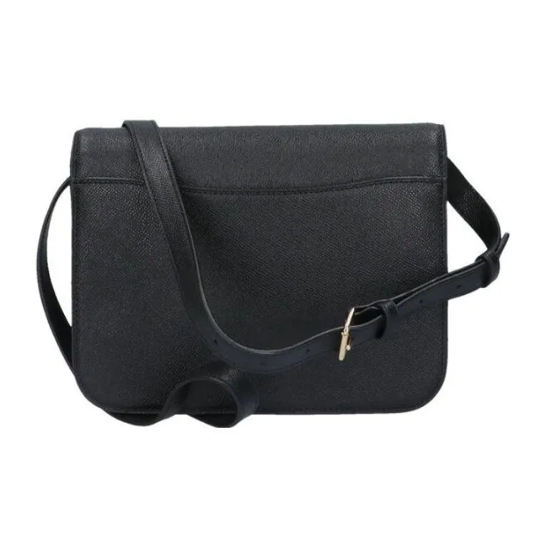 COACH Brynn Leather Shoulder Bag, Crossbody Bag Medium Size Women's Black-3