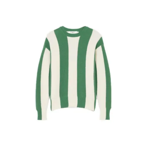 Maison Kitsune Sweaters Women's Tropical Green Stripes