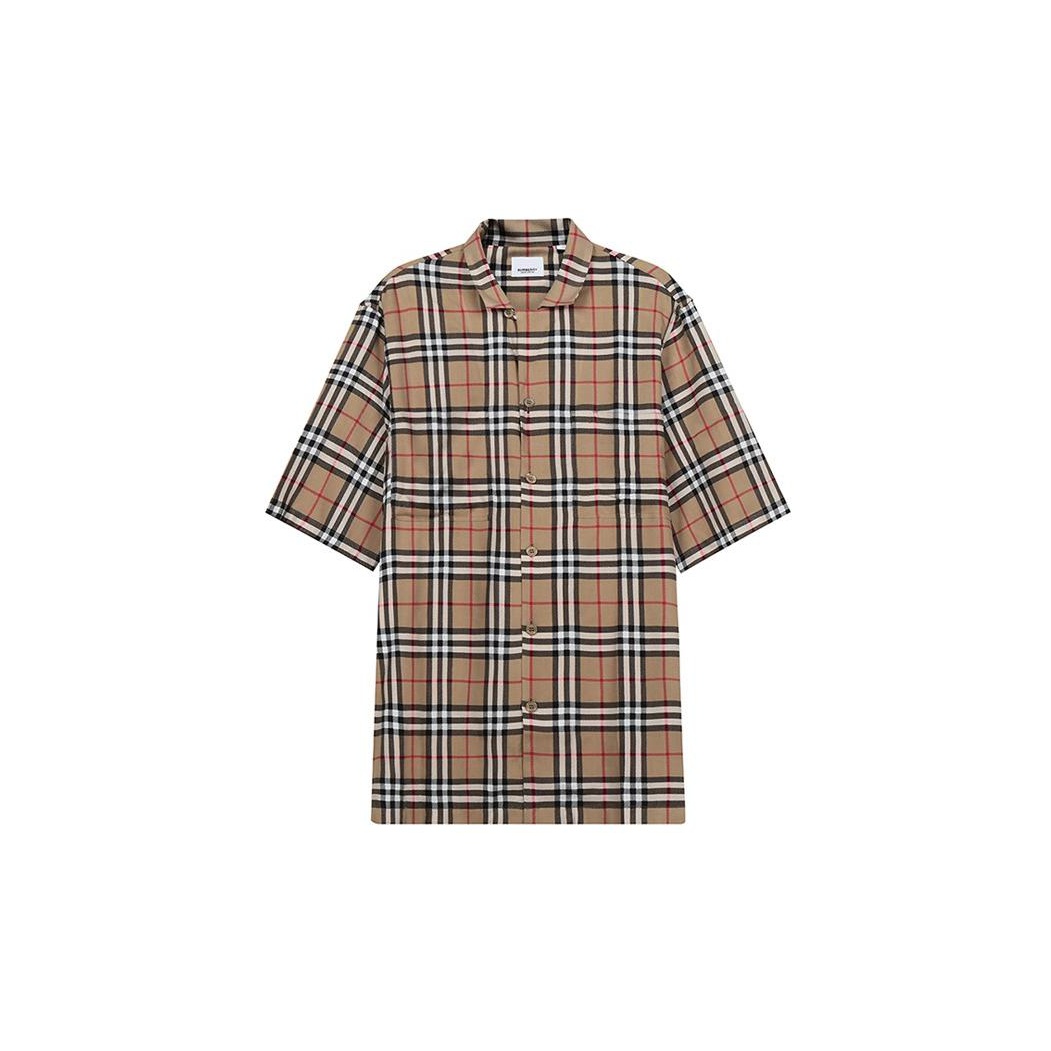 Burberry check cuff shirt online