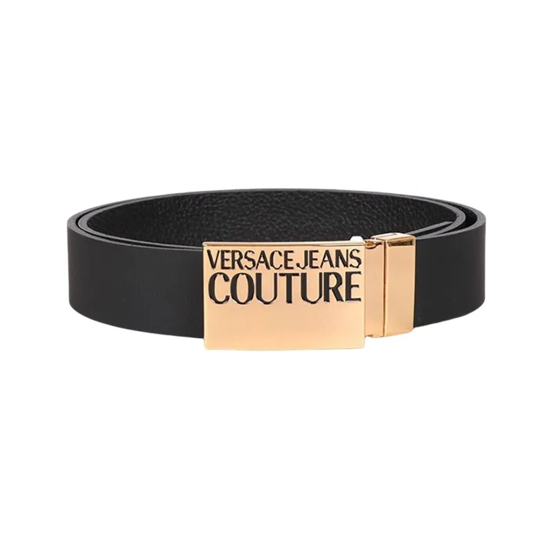 VERSACE JEANS COUTURE Leather Belts Men Black-0