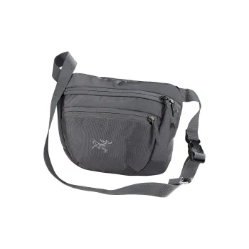 Arcteryx Polyester With Nylon One Shoulder Crossbody Fanny Pack Regular Unisex Large Fingernail Gray