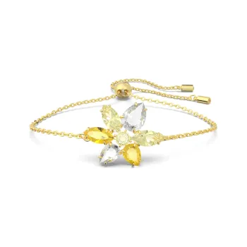 Swarovski Gema Flower Gold plated Bracelet