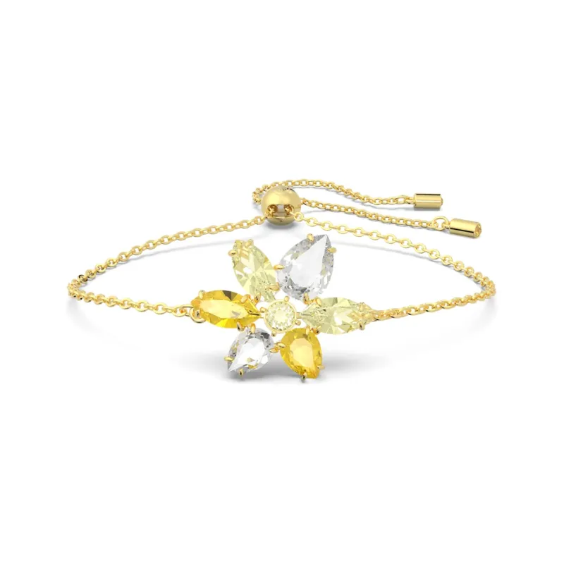 Swarovski Gema Flower Gold-plated Bracelet-0