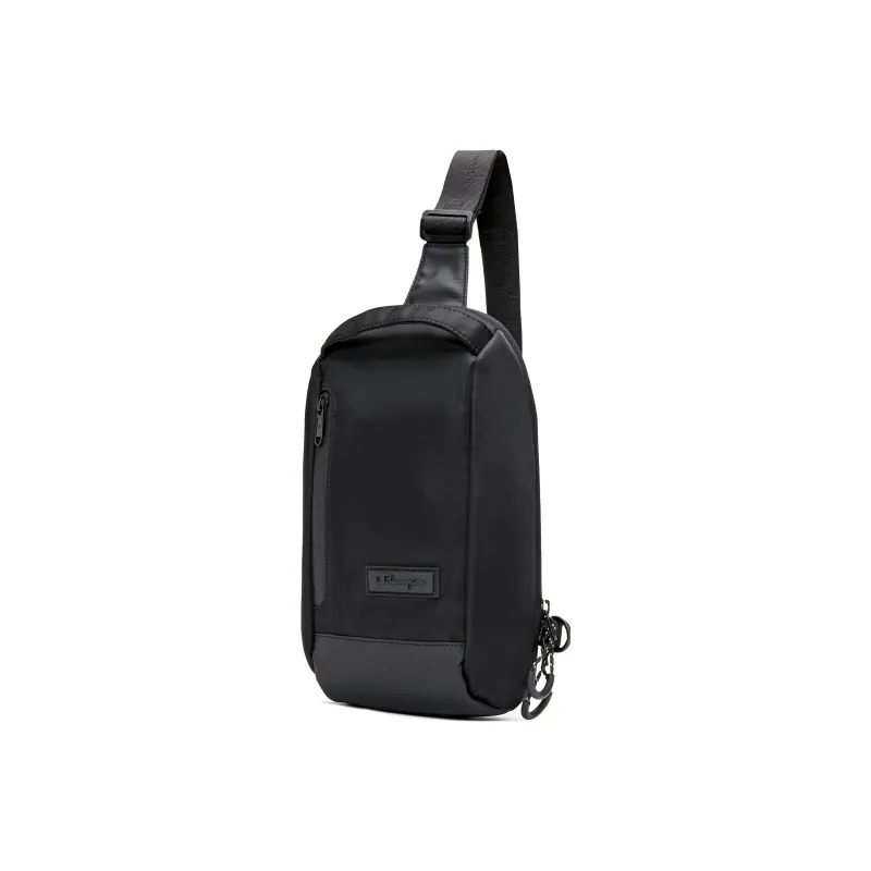 Champion Silicone Crossbody One Shoulder Sling Bag Small Size Unisex Black-1