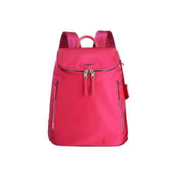TUMI Voyageur Canvas Bucket Bag Backpack Large Size Women's Magenta