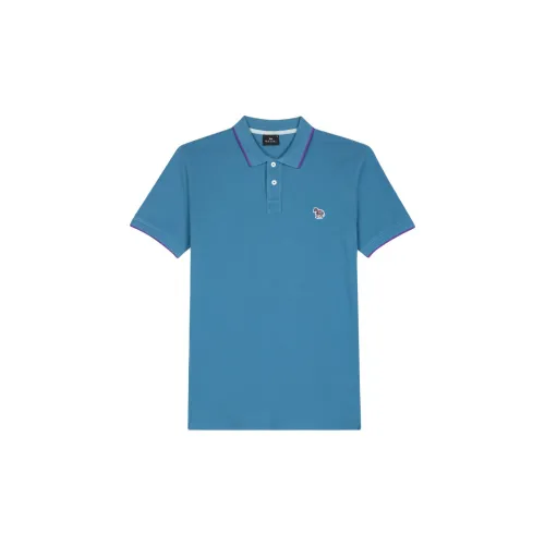 Paul Smith Polo Shirts Men Blue