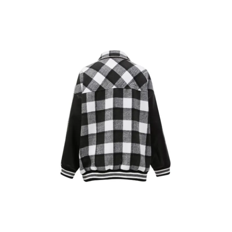 ONLY Jackets Women's H21 Black White Plaid MEZ CHECK-1