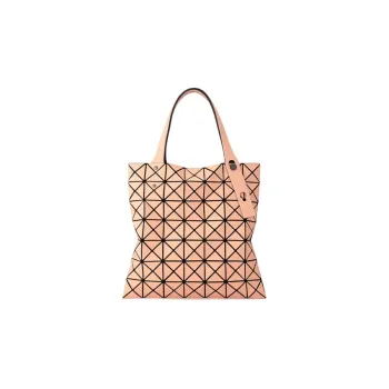 ISSEY MIYAKE Prism Artificial Leather Tote Bag Shopping Bag Shoulder Bag Handbag Regular Women's Coral Orange