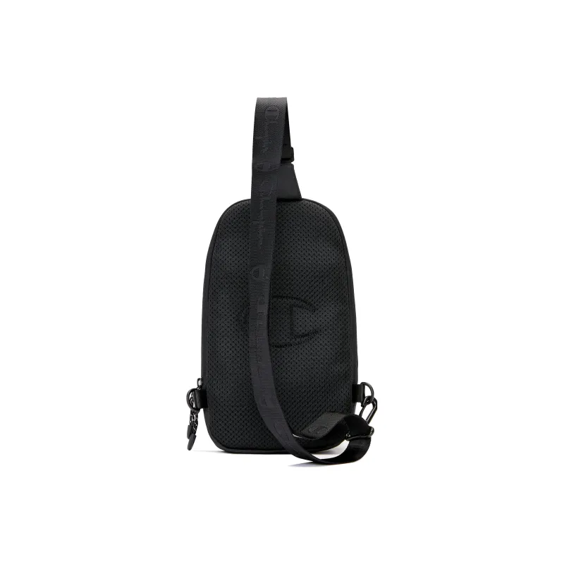 Champion Silicone Crossbody One Shoulder Sling Bag Small Size Unisex Black-3