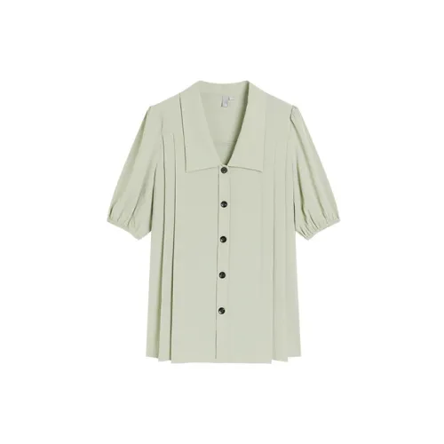 DIALOGUE Chiffon Shirts Women's