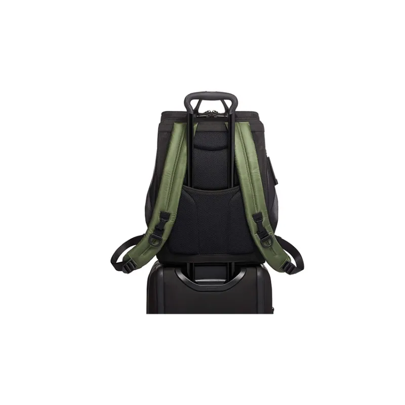 TUMI Alpha Bravo Nylon Laptop Backpack Large Size Men's Olive Green-4