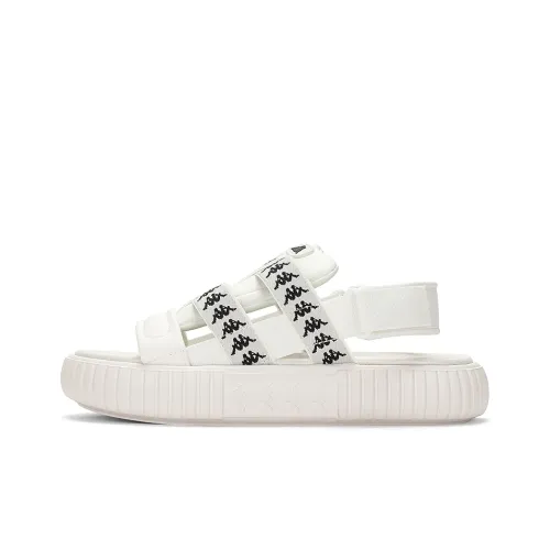 Kappa Beach Sandals Unisex Korean White/Black