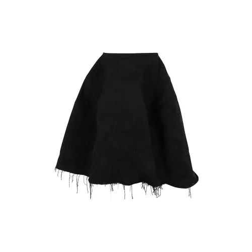 SportMax Casual Long Skirts Women's Black