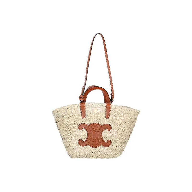 CELINE Triomphe Raffia Bag-1