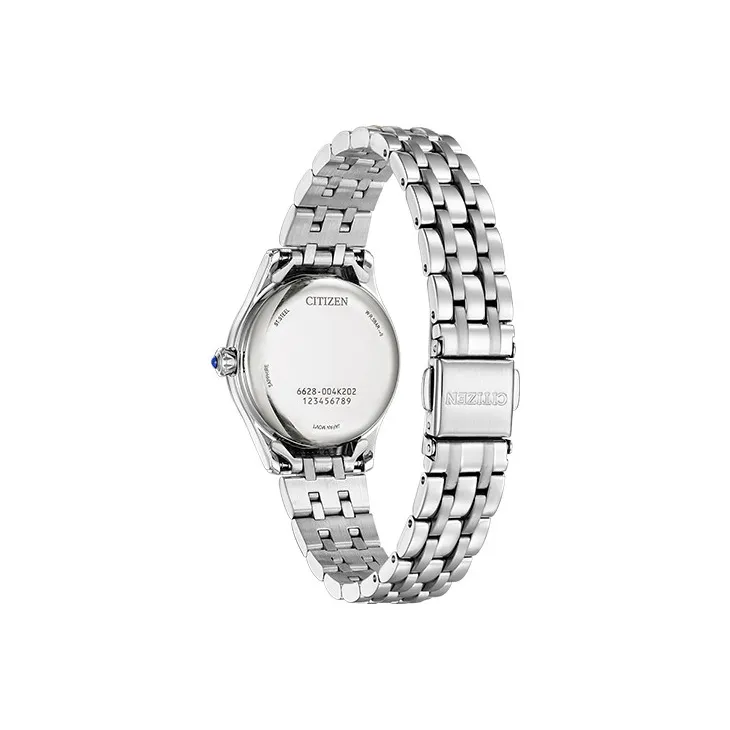 CITIZEN Mechanical Movement Stainless Steel Strap Watch Women's Watch White Dial-2