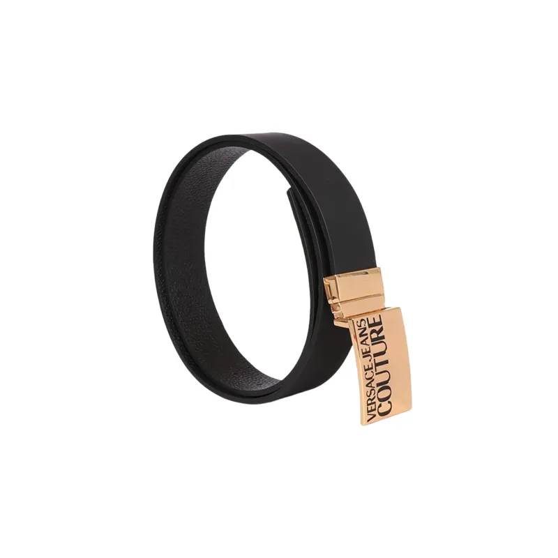 VERSACE JEANS COUTURE Leather Belts Men Black-2