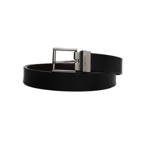 Calvin Klein Leather Belts Men Black