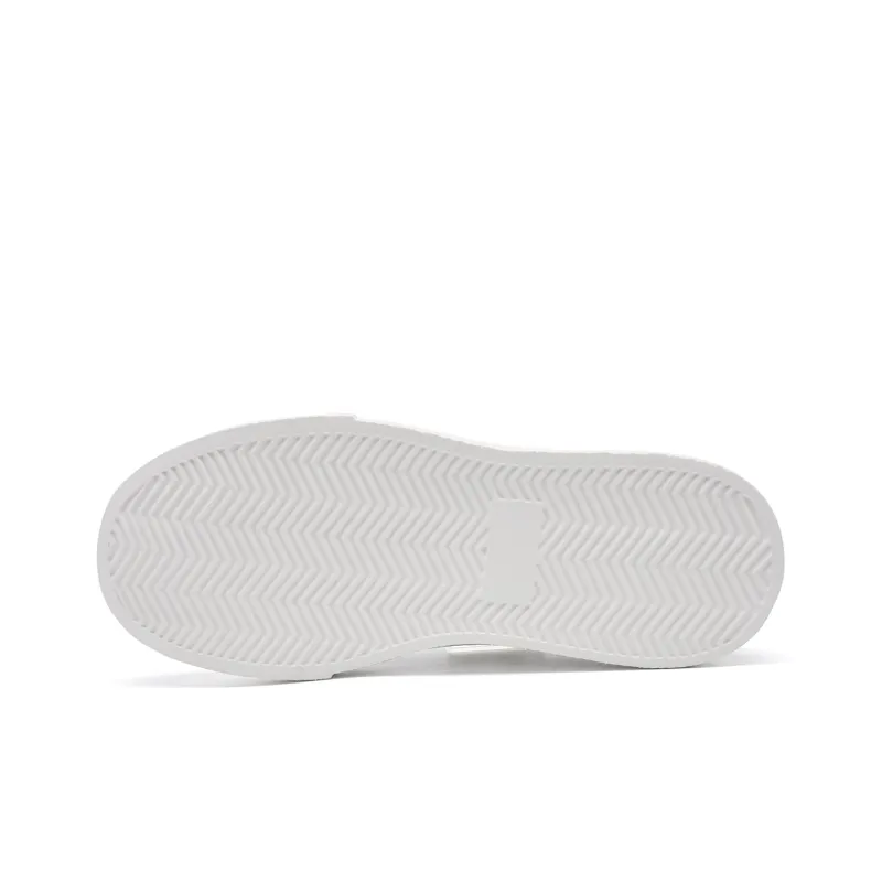 SMILEY Stylish Skateboarding Shoes Men's White-4