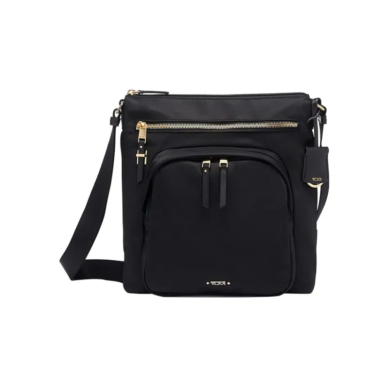 TUMI Voyageur Cow Leather Square Bag Shoulder Bag Crossbody Bag Women's Black-0