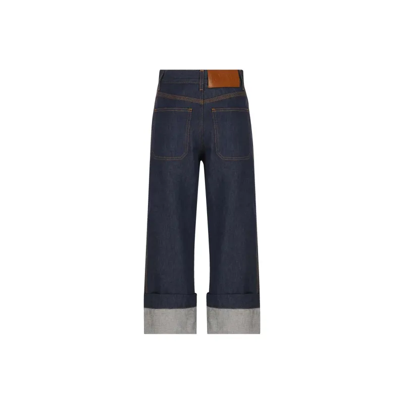 LOEWE Fisherman Turn Up Jeans-1