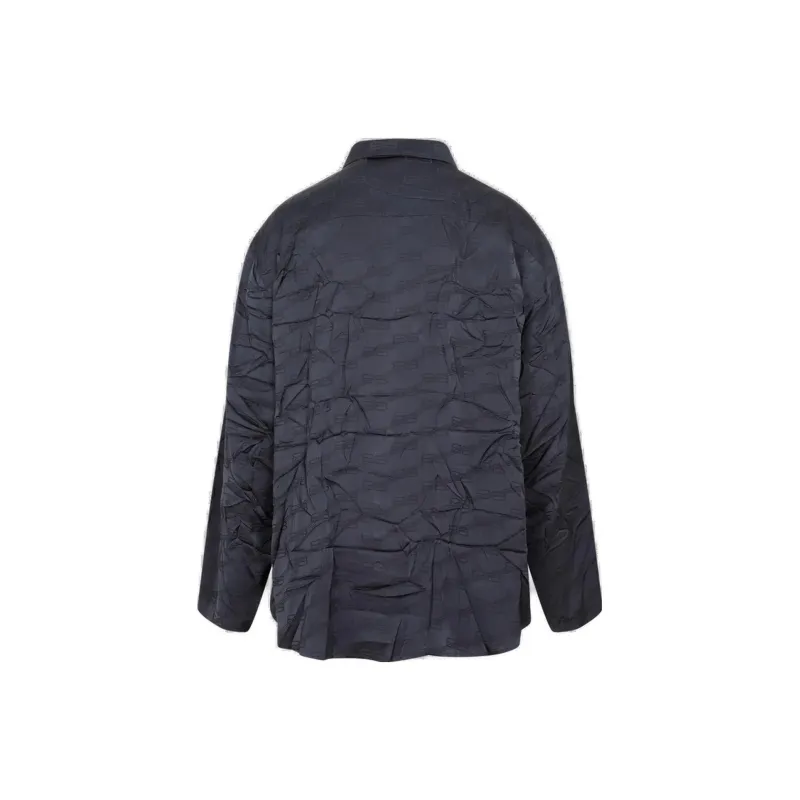 Balenciaga Long Sleeve Minimal Shirt-1