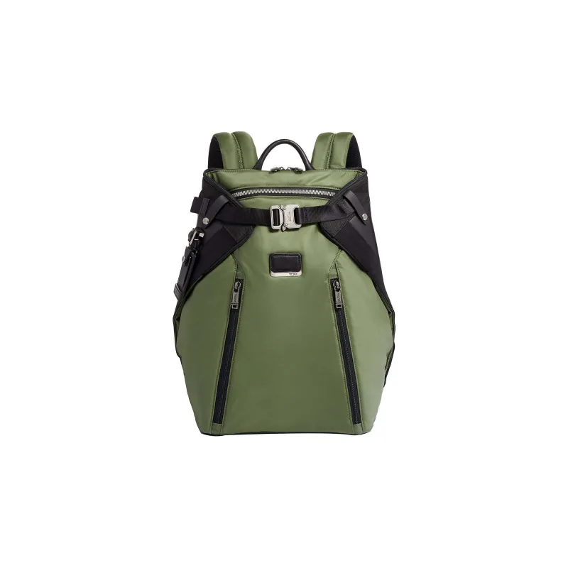 TUMI Alpha Bravo Nylon Laptop Backpack Large Size Men's Olive Green-0