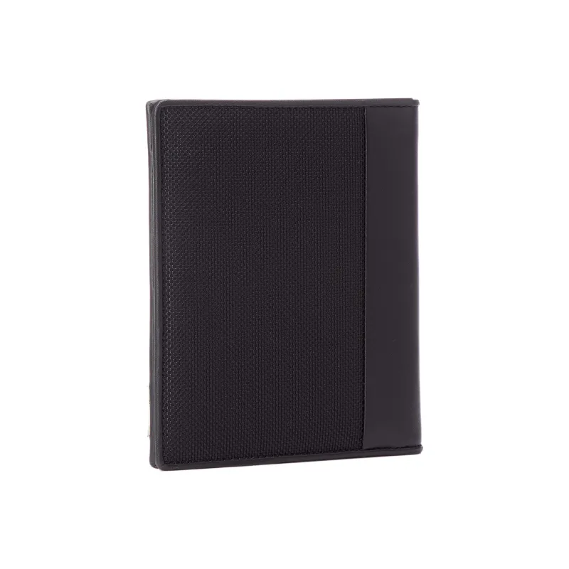 TUMI Leather Passport Case Card Holder Wallet Men's Black-1