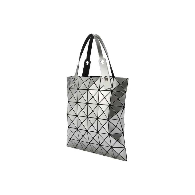 ISSEY MIYAKE PVC Tote Bag, Shopping Bag, Laptop Bag, Handbag, Shoulder Bag Women's Silver-1