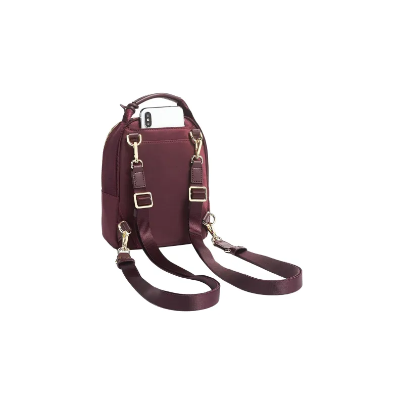 TUMI Voyageur Backpack Mini Women's Dark Red-2