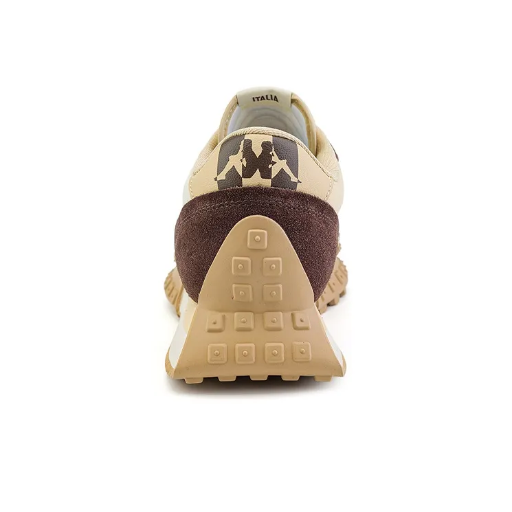 Kappa Anti Slip And Wear Resistant Lightweight Low Top Casual Running Shoes Unisex Gray Brown-5