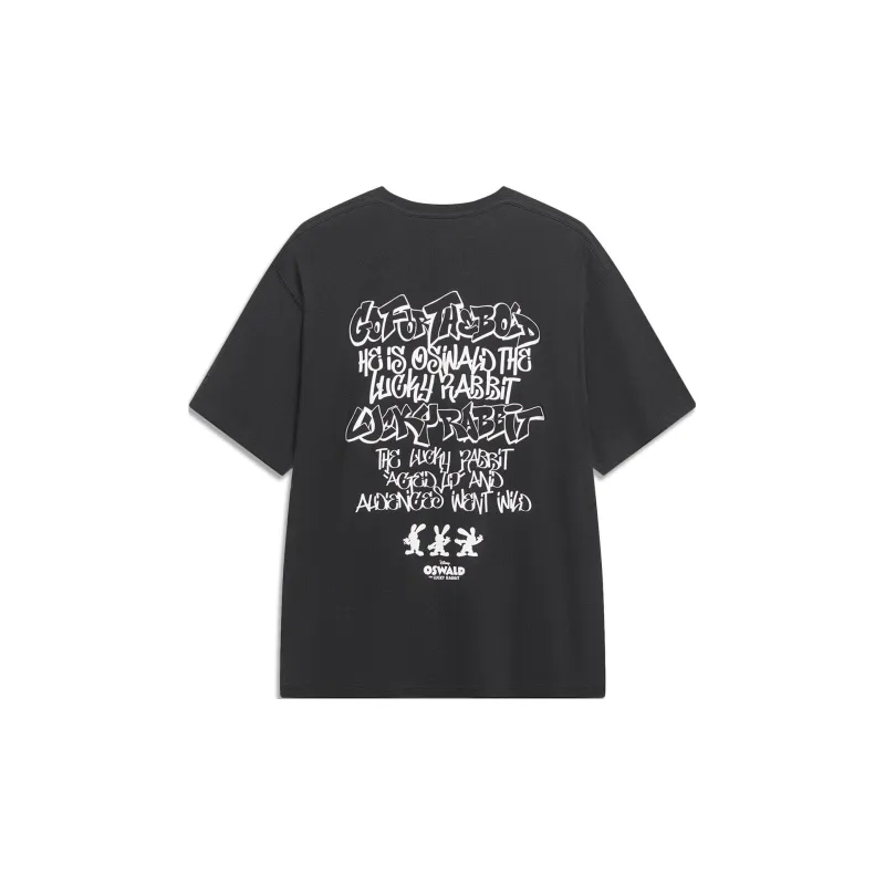 LiNing Disney T Shirt Unisex Black-1