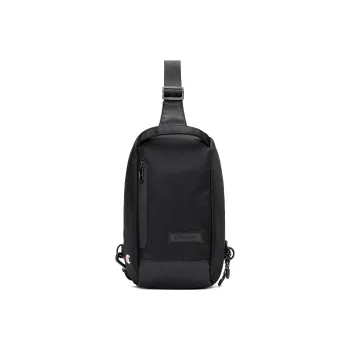 Champion Silicone Crossbody One Shoulder Sling Bag Small Size Unisex Black