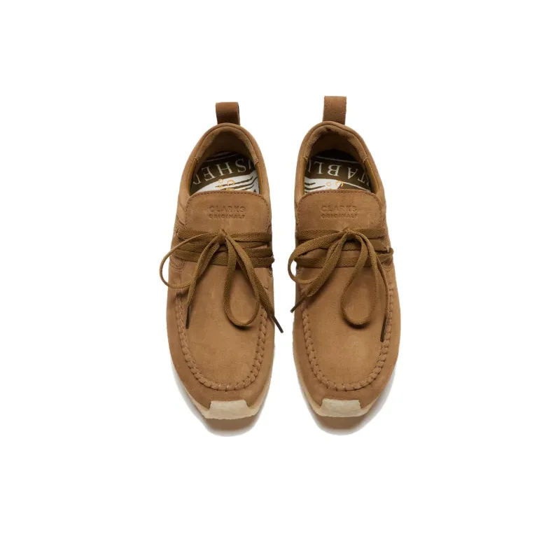 Ronnie Fieg x Clarks Casual Leather Shoes Men's Dark Khaki-2