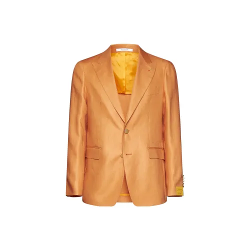 Tagliatore Business Suits Men Orange