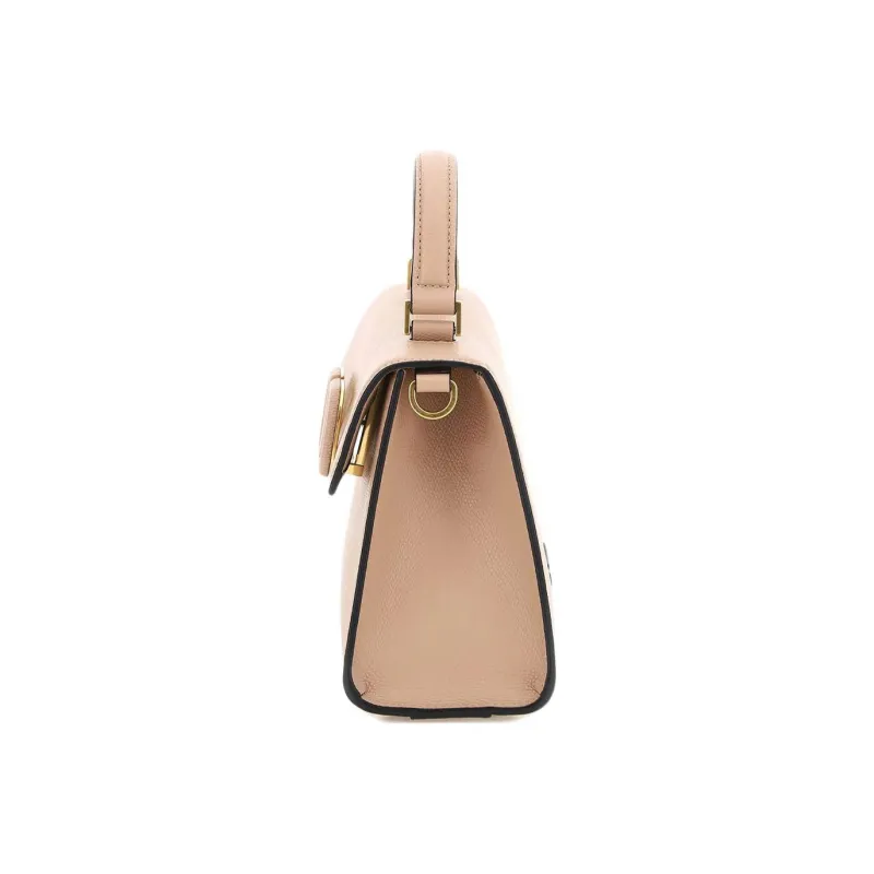 Valentino VSLING Grained Calfskin Chain Bag Handbag Small Size Women's Rose Pink-2